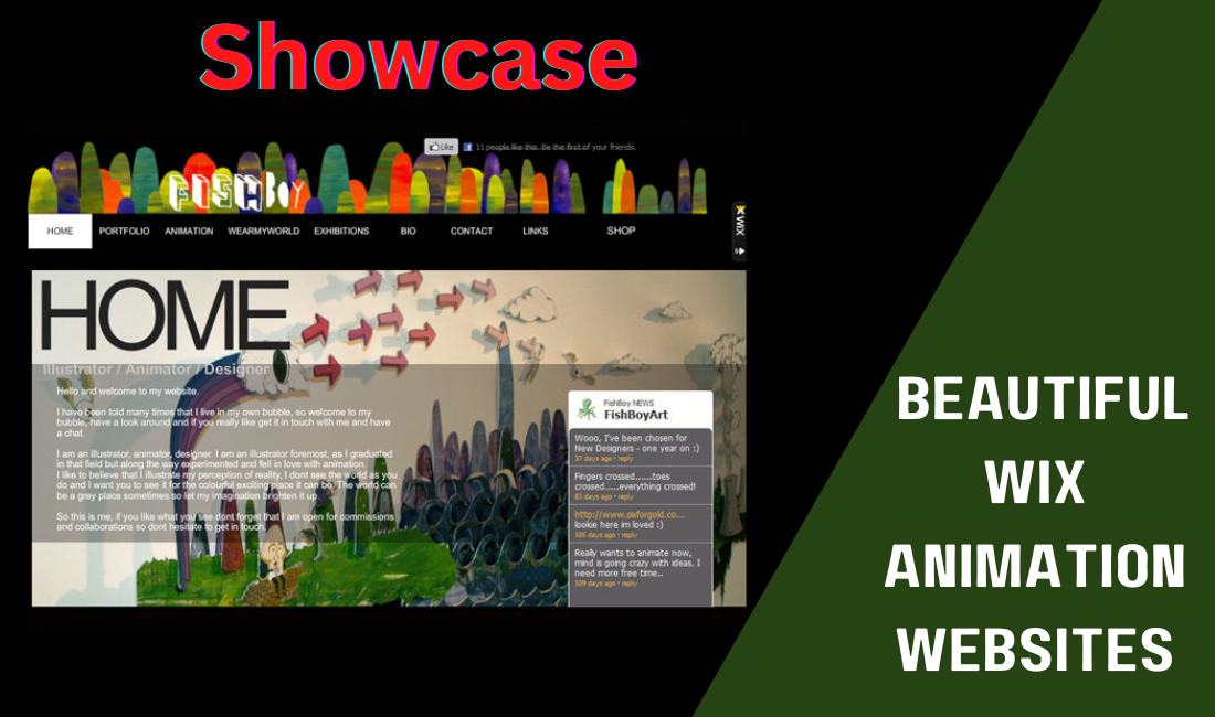 Showcase: Beautiful Wix Animation Websites