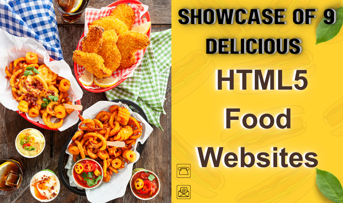 Showcase of 9 Delicious HTML5 Food Websites