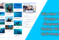 Wix How To Design a Gorgeous Gallery With Split Images