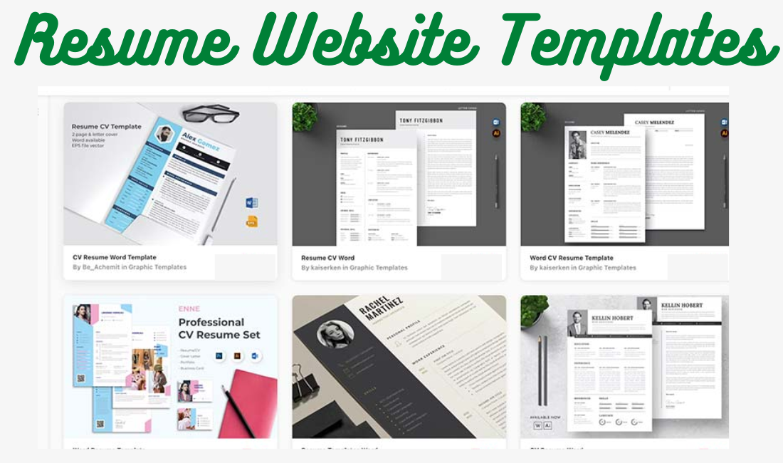 6 Polished Resume Website Templates for All Professionals