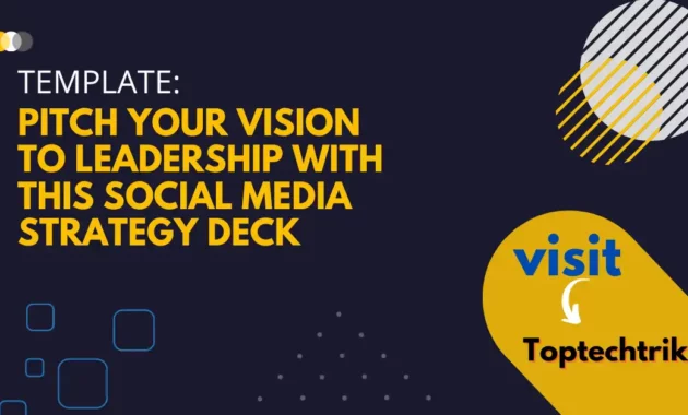 Template Pitch Your Vision to Leadership With This Social Media Strategy Deck
