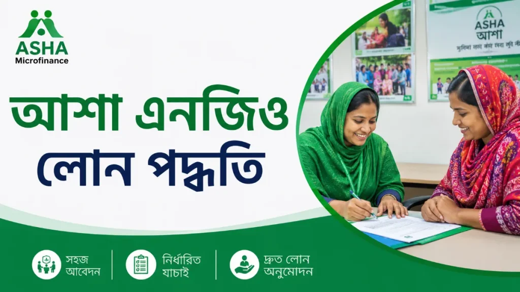 আশা এনজিও লোন পদ্ধতি ২০২৬: আবেদন, শর্ত ও সুদের হার