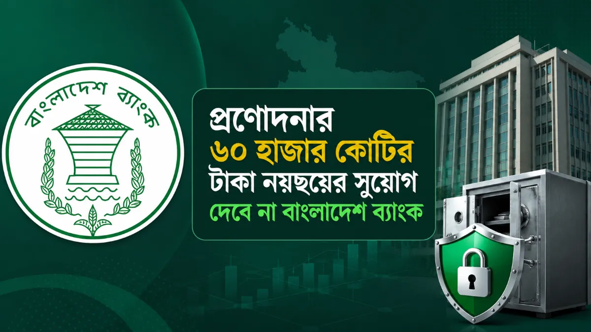 প্রণোদনার ৬০ হাজার কোটির টাকা নয়ছয়ের সুযোগ দেবে না বাংলাদেশ ব্যাংক