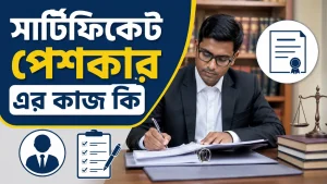 সার্টিফিকেট পেশকার এর কাজ কি