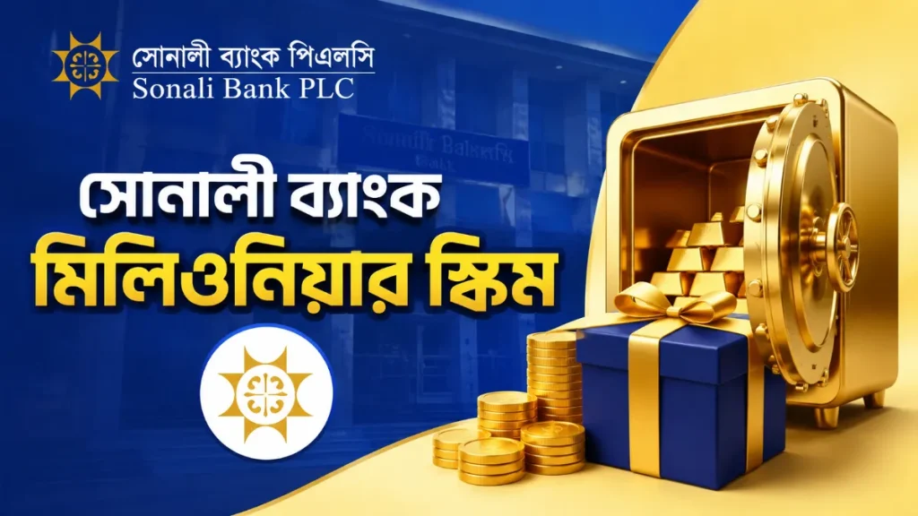 সোনালী ব্যাংক মিলিওনিয়ার স্কিম ২০২৬। মিলিয়নিয়ার স্কিম কত টাকায় ?